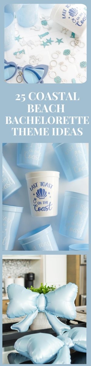 Last Toast On the Coast Cup Coastal Beach Theme Bachelorette Party Cup Bach and Boujee