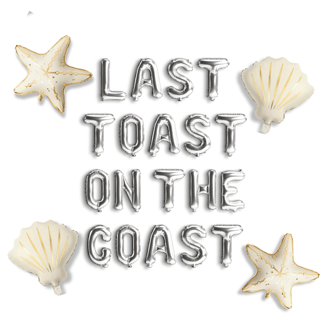 Last Toast on the Coast Bach and Boujee Balloons