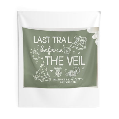 Last Trail Before The Veil Tapestry Bach and Boujee Home Decor