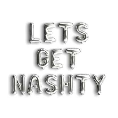 Lets Get Nashty Balloon Banner - Cowgirl Themed Balloon - Nash Bash Nashville Birthday Decoration Bach and Boujee Balloons