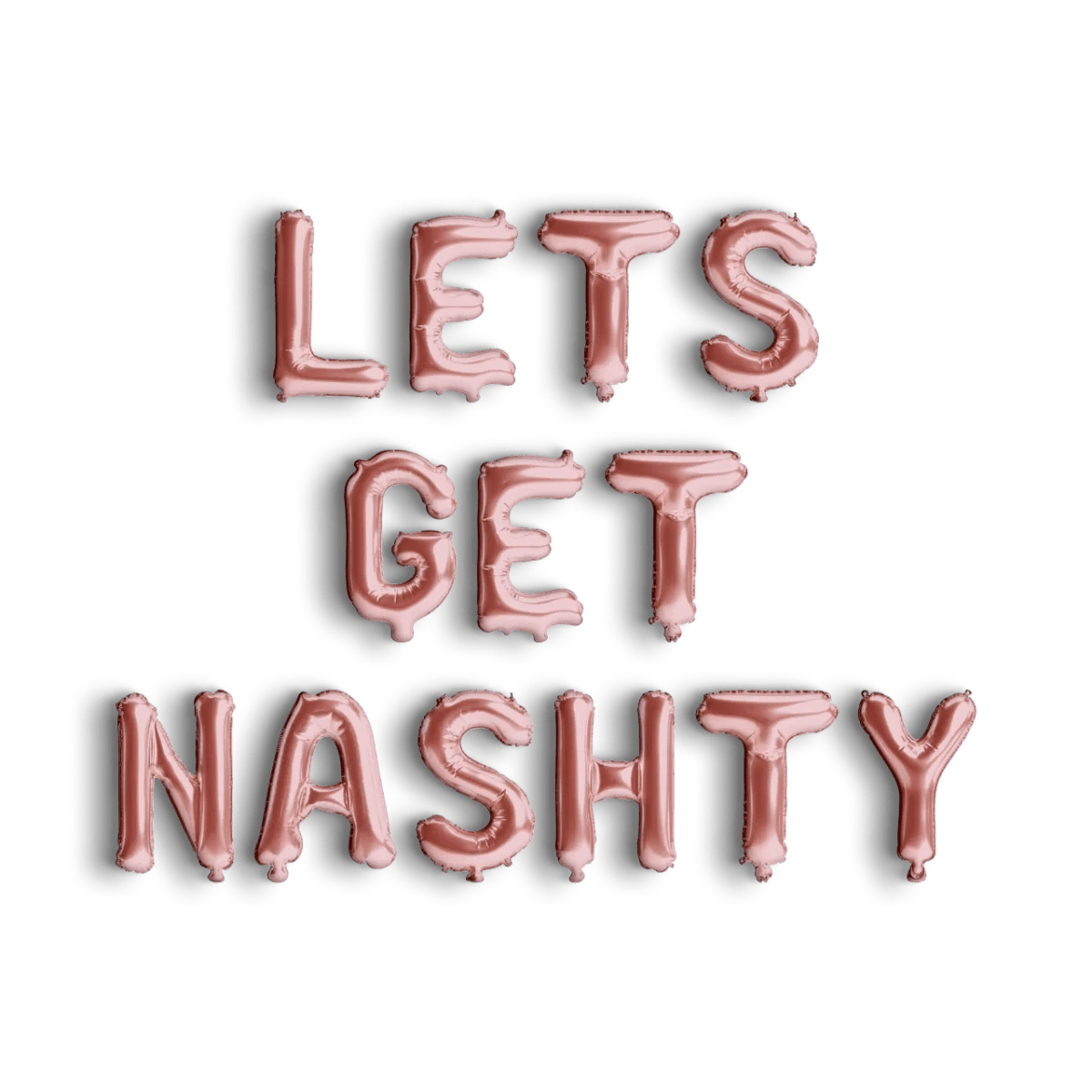 Lets Get Nashty Balloon Banner - Cowgirl Themed Balloon - Nash Bash Nashville Birthday Decoration Bach and Boujee Balloons