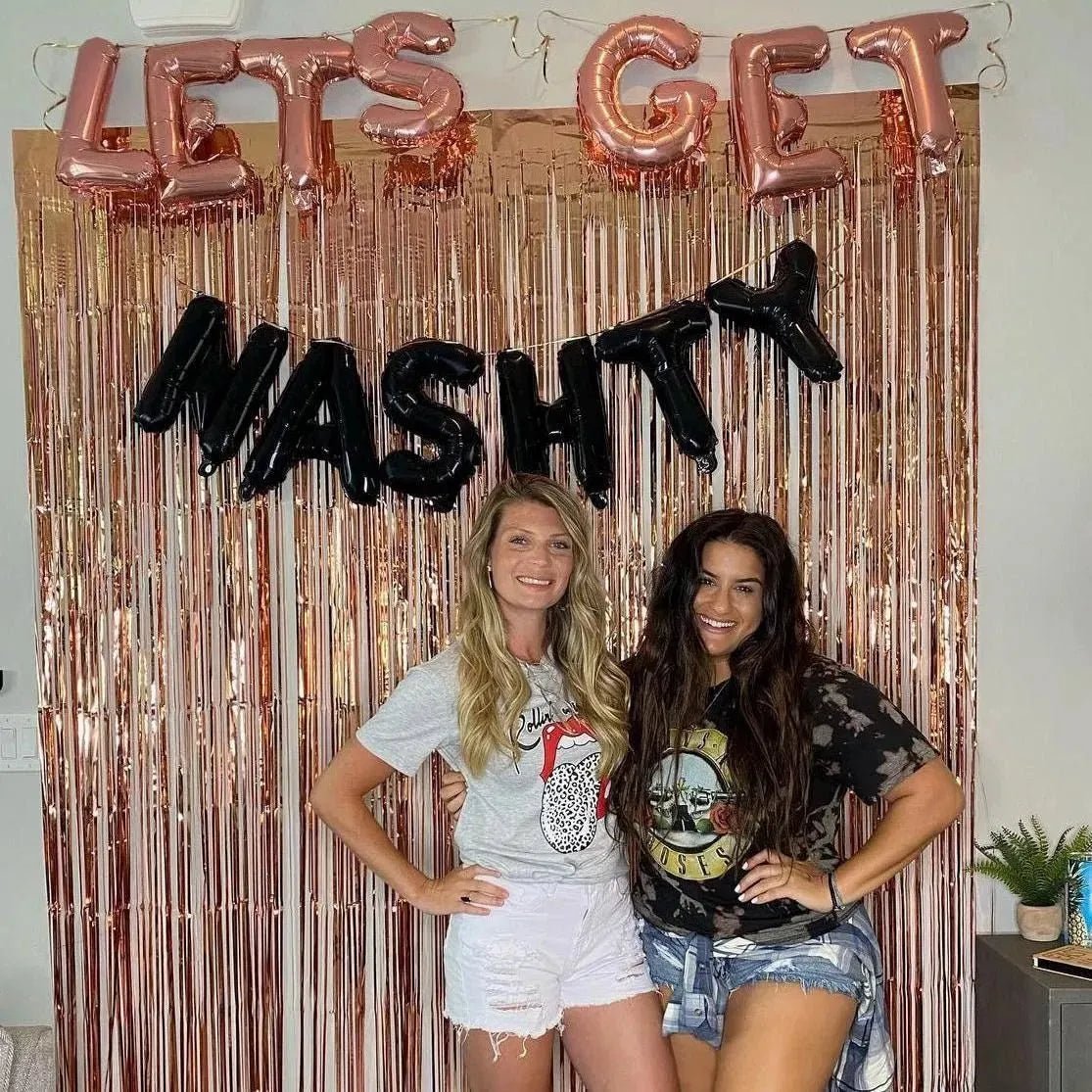 Lets Get Nashty Balloon Banner - Cowgirl Themed Balloon - Nash Bash Nashville Birthday Decoration Bach and Boujee Balloons