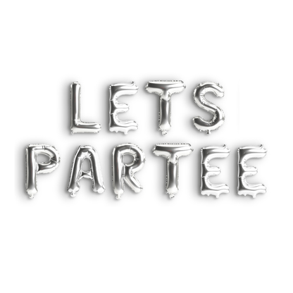 Lets Par Tee Golf Balloon Banner Bach and Boujee