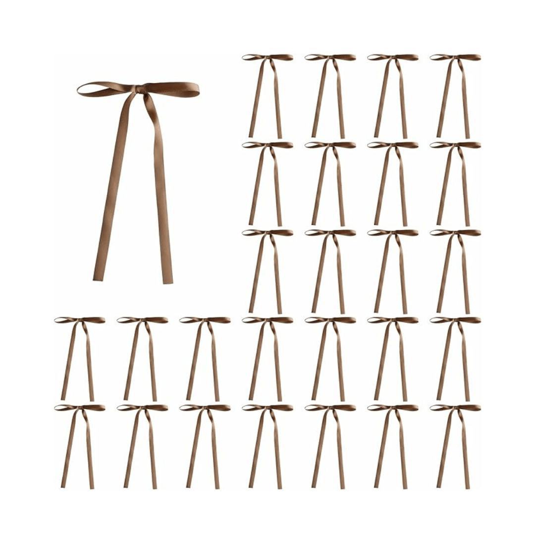 Light Blue Bows - Blue Ribbon Decoration Bach and Boujee