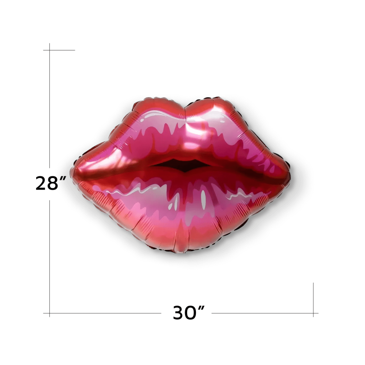 Lip Kiss Balloon - Fun Bachelorette Party Decorations for Hen Do and Birthday Celebrations Bach and Boujee Balloons