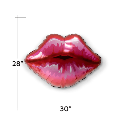 Lip Kiss Balloon - Fun Bachelorette Party Decorations for Hen Do and Birthday Celebrations Bach and Boujee Balloons