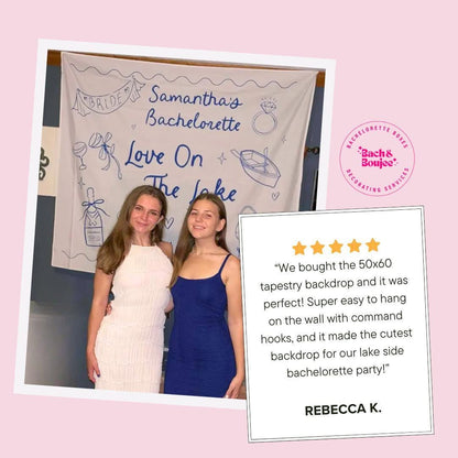 Love on the Lake Tapestry Bach and Boujee Banners