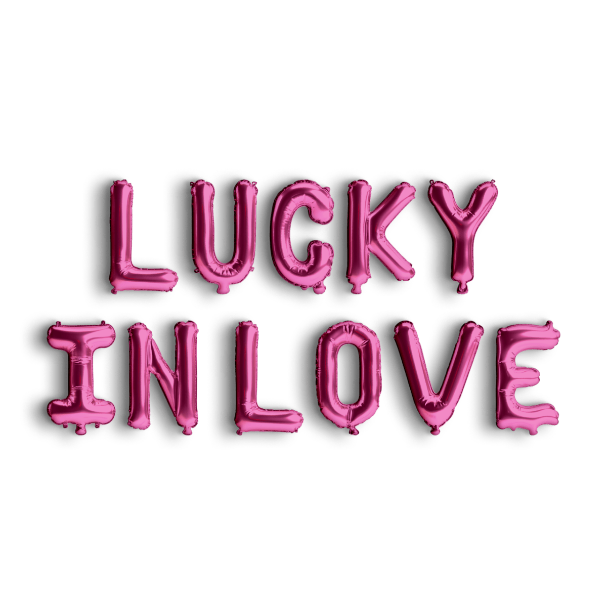 Lucky In Love Balloon Banner Bach and Boujee Balloons