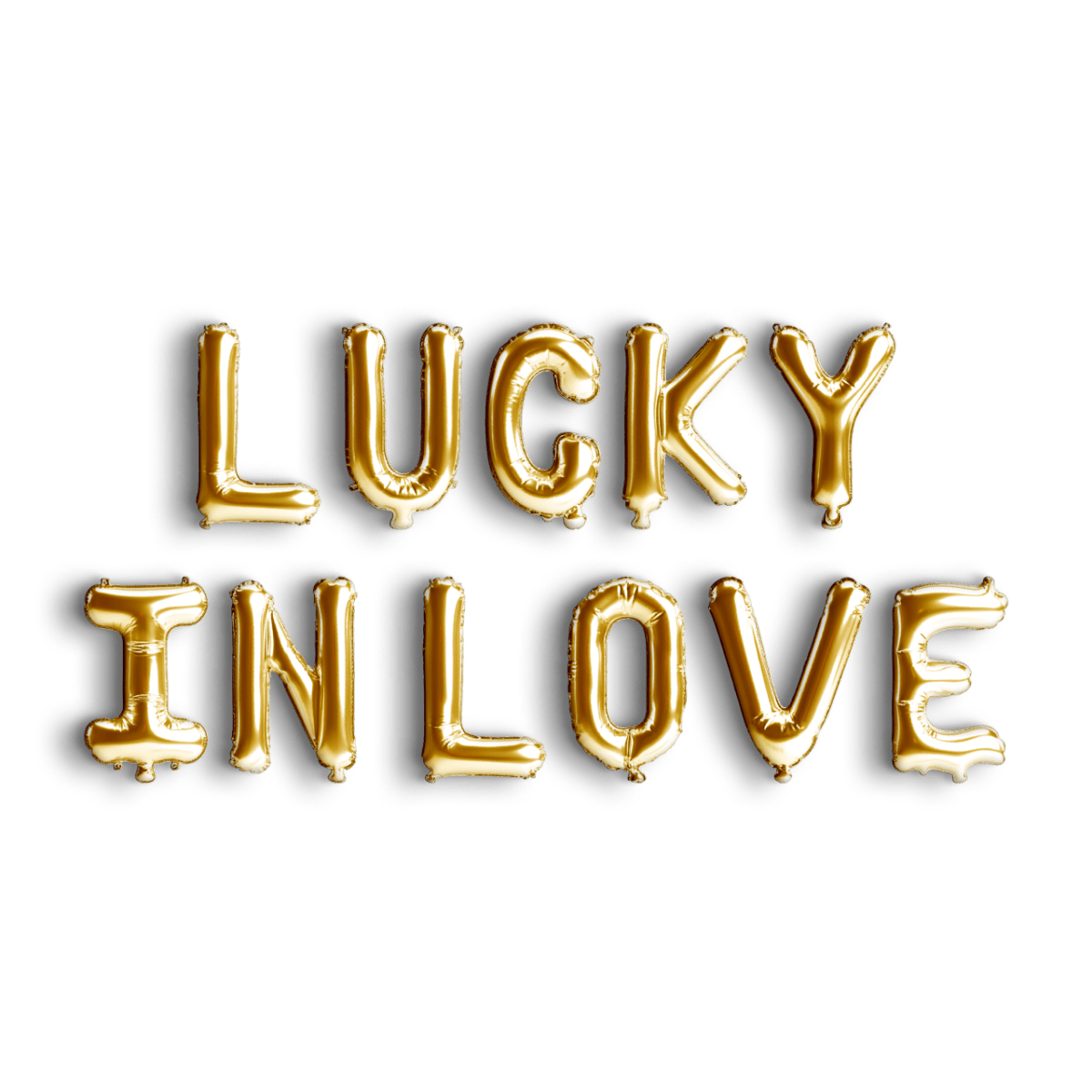 Lucky In Love Balloon Banner Bach and Boujee Balloons