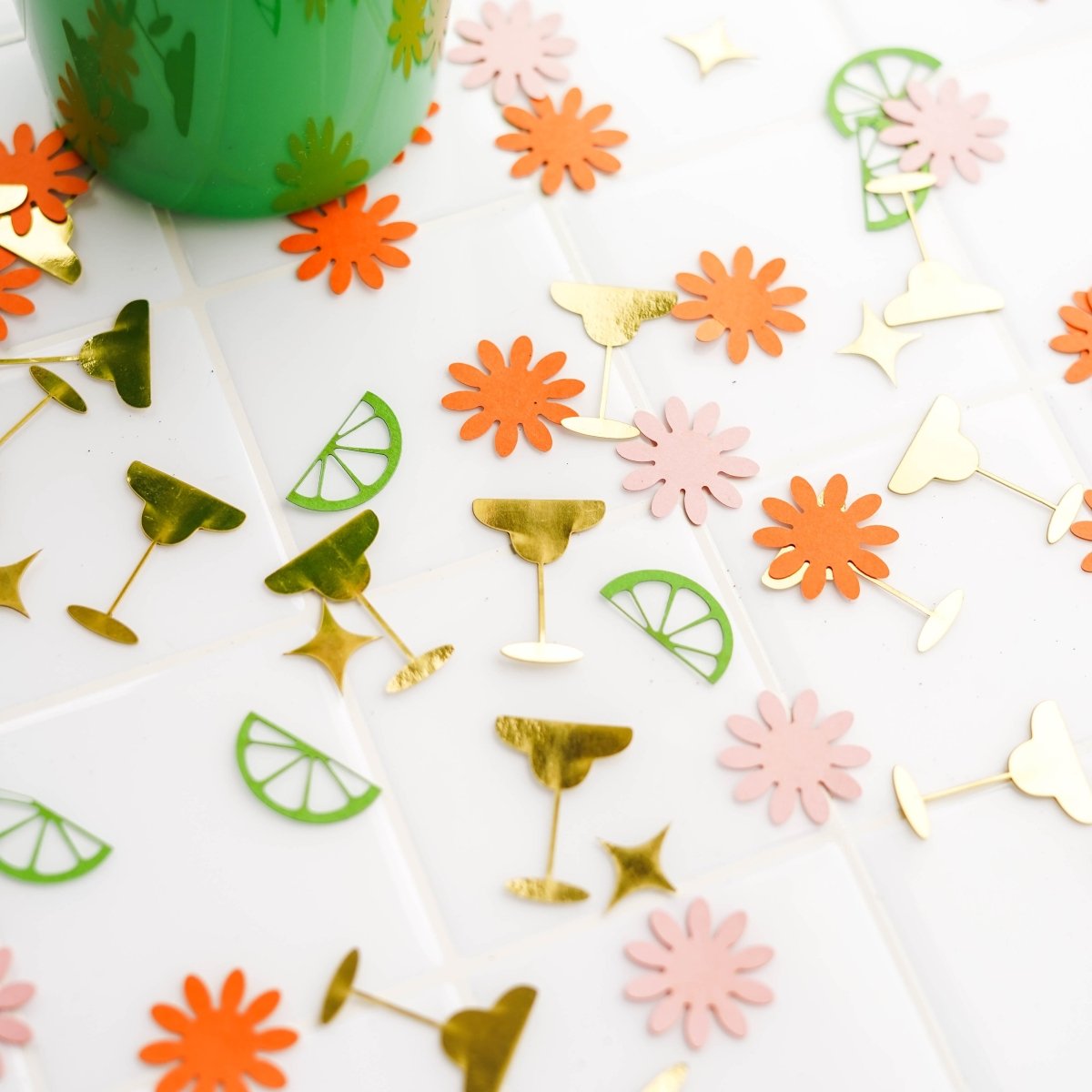 Margarita Lime Tropical Confetti Bach and Boujee