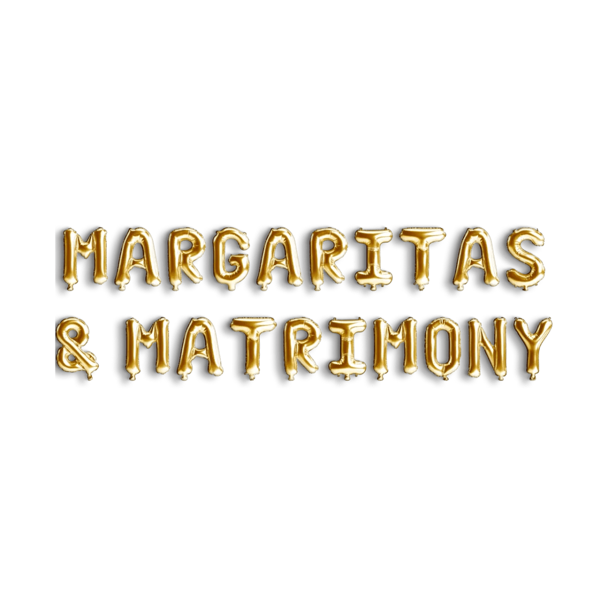 Margaritas & Matrimony Balloon Banner - Bachelorette Margarita Balloon Decoration Margs and Matrimony Tequila Hen Party Decor Bach and Boujee Balloons