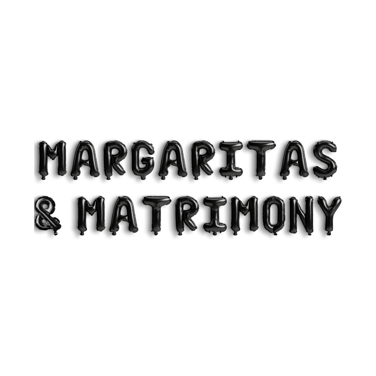 Margaritas & Matrimony Balloon Banner - Bachelorette Margarita Balloon Decoration Margs and Matrimony Tequila Hen Party Decor Bach and Boujee Balloons