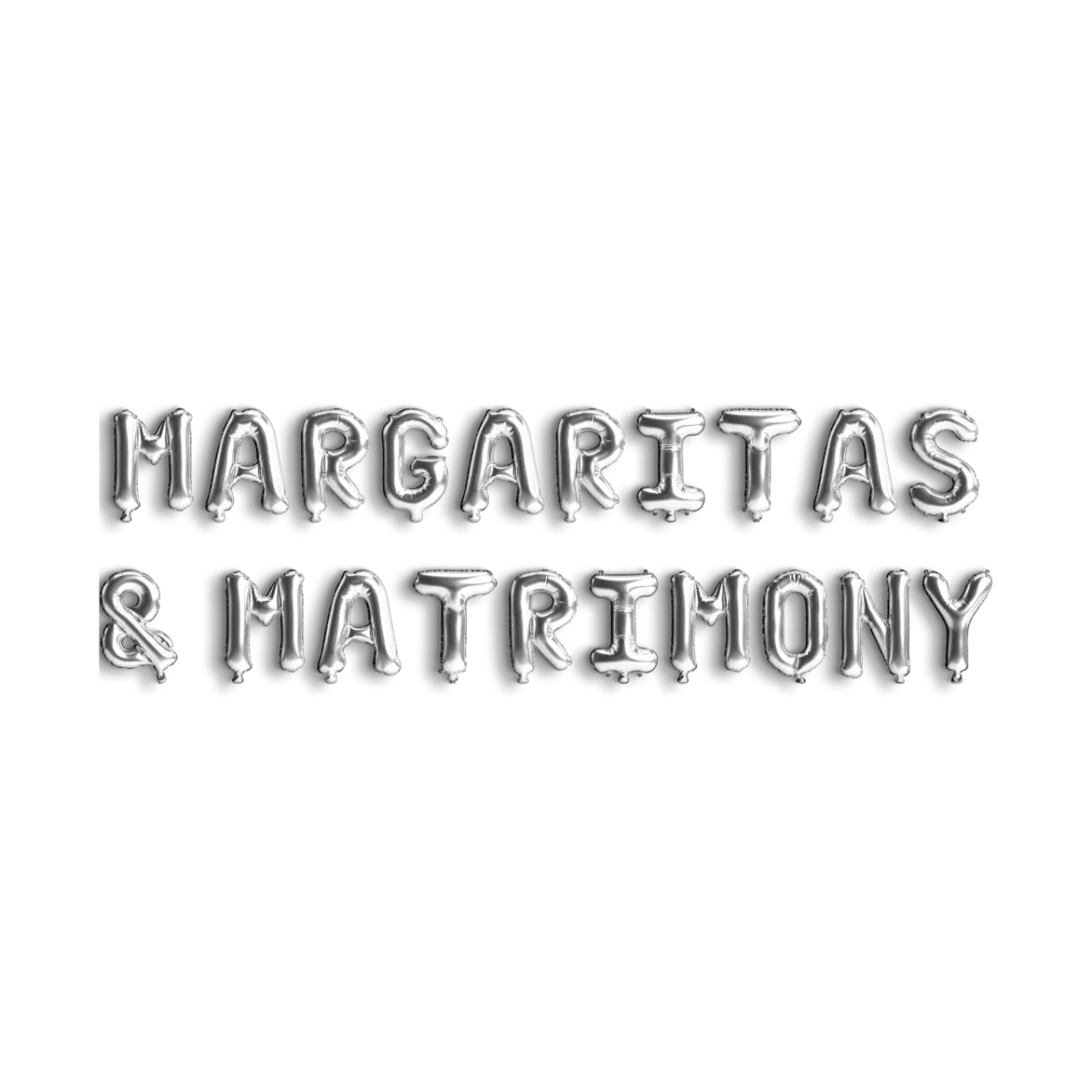 Margaritas & Matrimony Balloon Banner - Bachelorette Margarita Balloon Decoration Margs and Matrimony Tequila Hen Party Decor Bach and Boujee Balloons