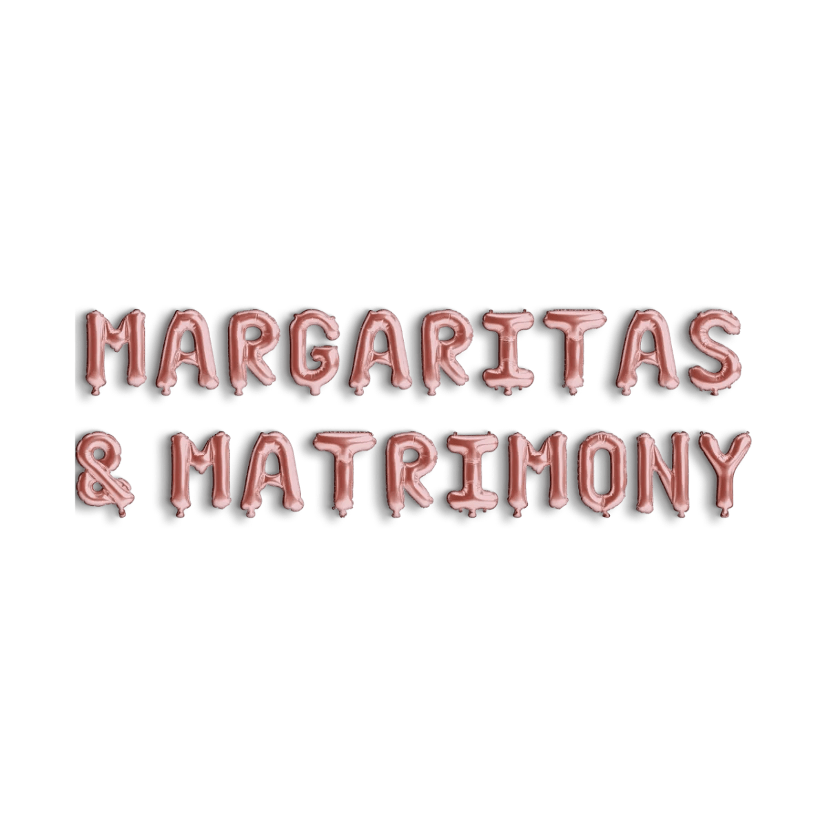 Margaritas & Matrimony Balloon Banner - Bachelorette Margarita Balloon Decoration Margs and Matrimony Tequila Hen Party Decor Bach and Boujee Balloons