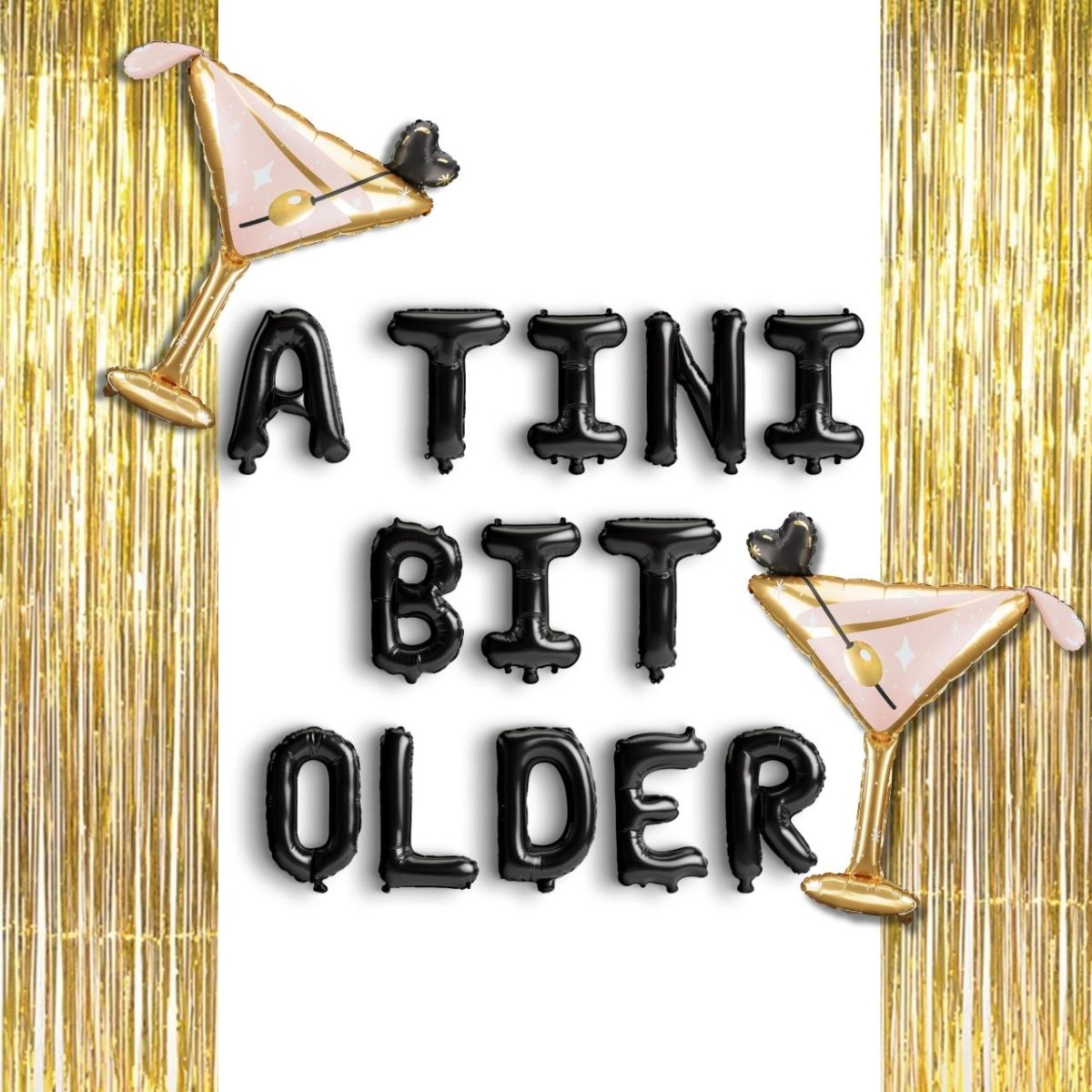 Martini Theme Birthday A Tini Bit Older Banner Party Decoration Birthday Theme Bach and Boujee