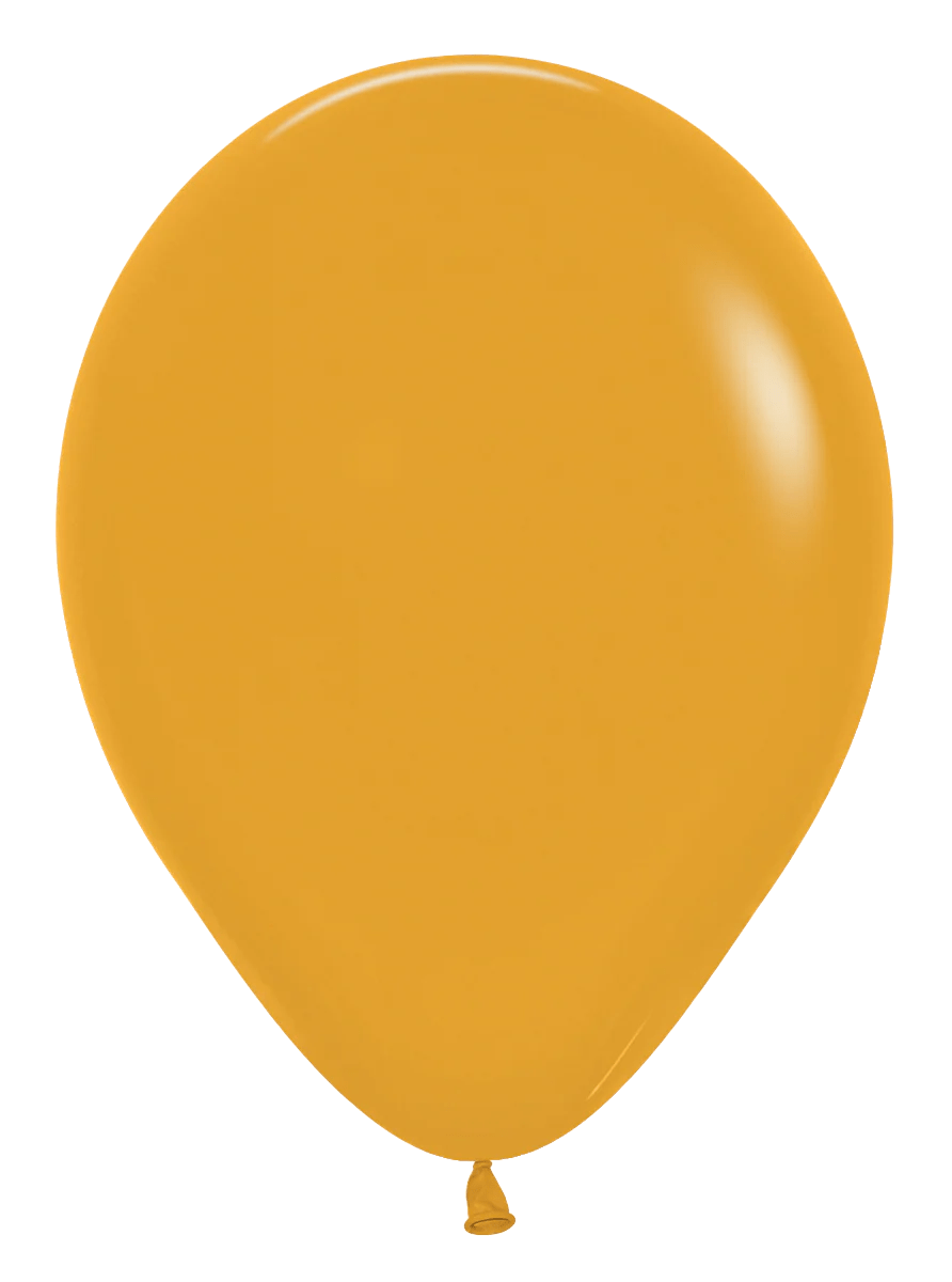 Mustard Yellow Helium Balloon Bach and Boujee