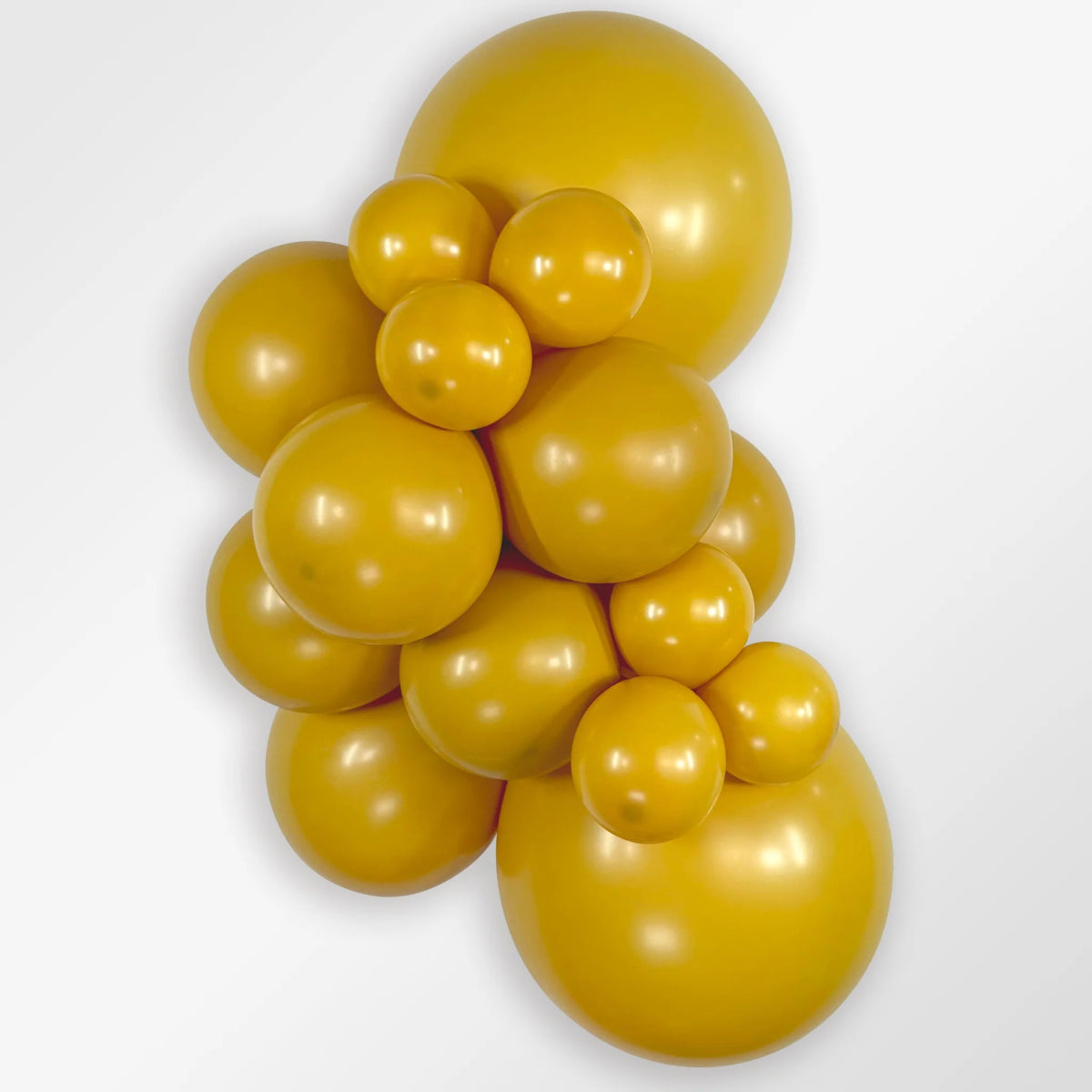 Mustard Yellow Helium Balloon Bach and Boujee