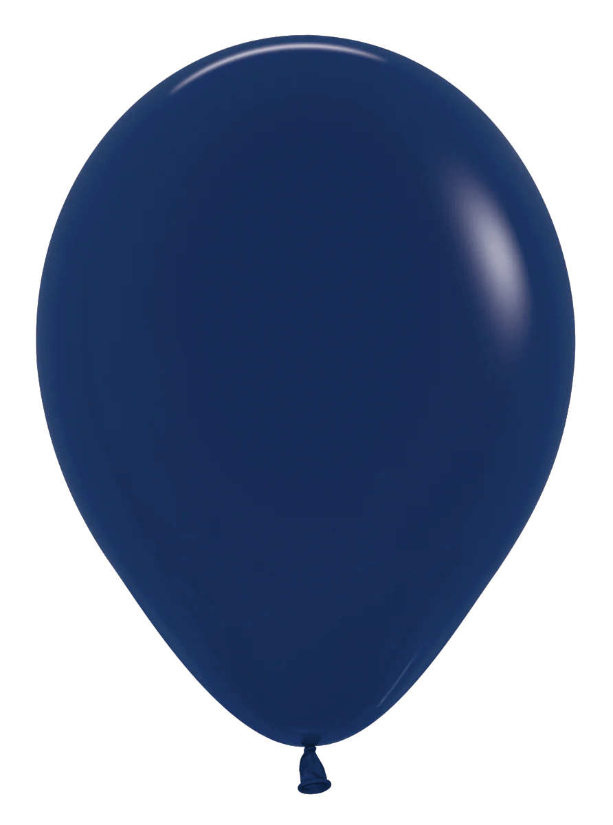 Navy Blue Helium Balloon Bach and Boujee