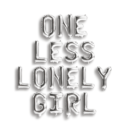 One Less Lonely Girl Balloon Banner Bach and Boujee Balloons