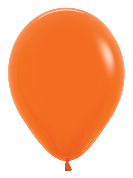 Orange Helium Balloon Bach and Boujee