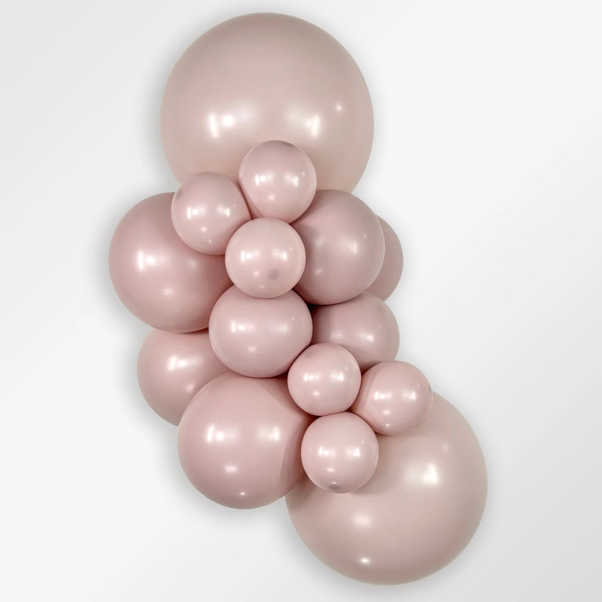Pastel Rose Pink Helium Balloon Bach and Boujee