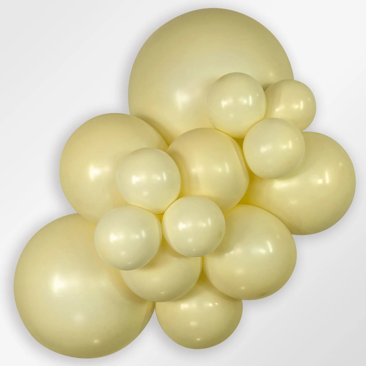 Pastel Yellow Helium Balloon Bach and Boujee