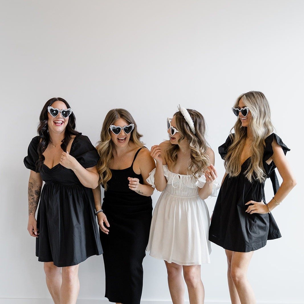 Pink Bride Heart Sunglasses Hen Party Gift Bachelorette Party Favour Gift For Bride Favor Bach and Boujee