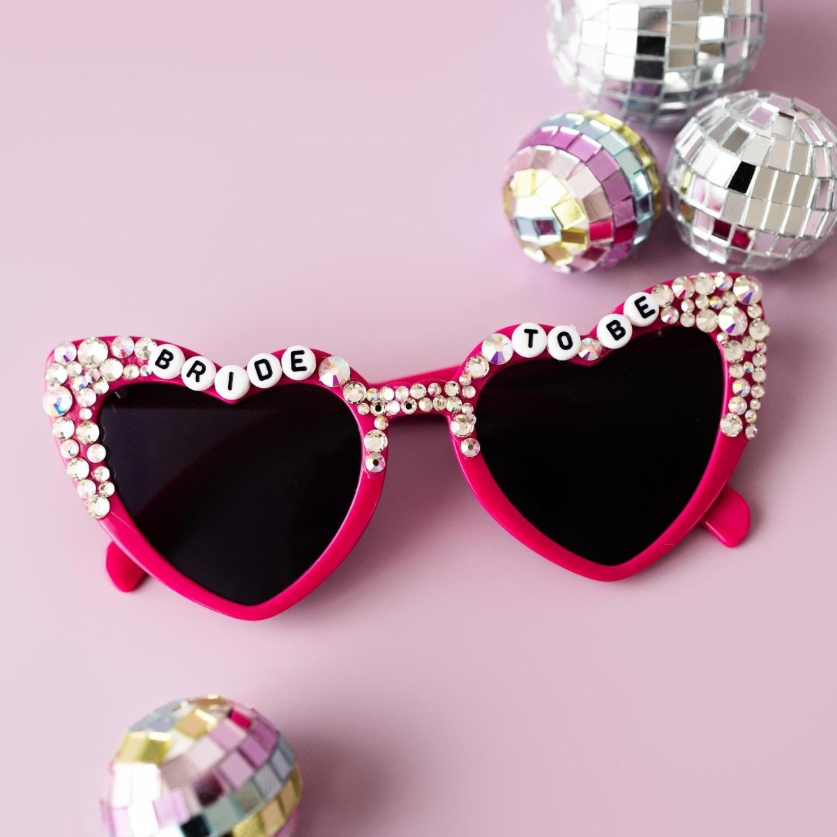 Pink Bride Heart Sunglasses Hen Party Gift Bachelorette Party Favour Gift For Bride Favor Bach and Boujee
