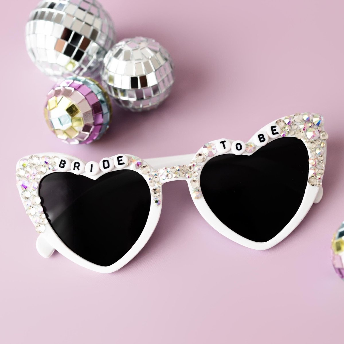 Pink Bride Heart Sunglasses Hen Party Gift Bachelorette Party Favour Gift For Bride Favor Bach and Boujee