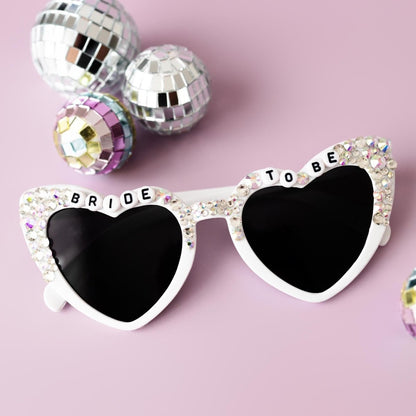 Pink Bride Heart Sunglasses Hen Party Gift Bachelorette Party Favour Gift For Bride Favor Bach and Boujee