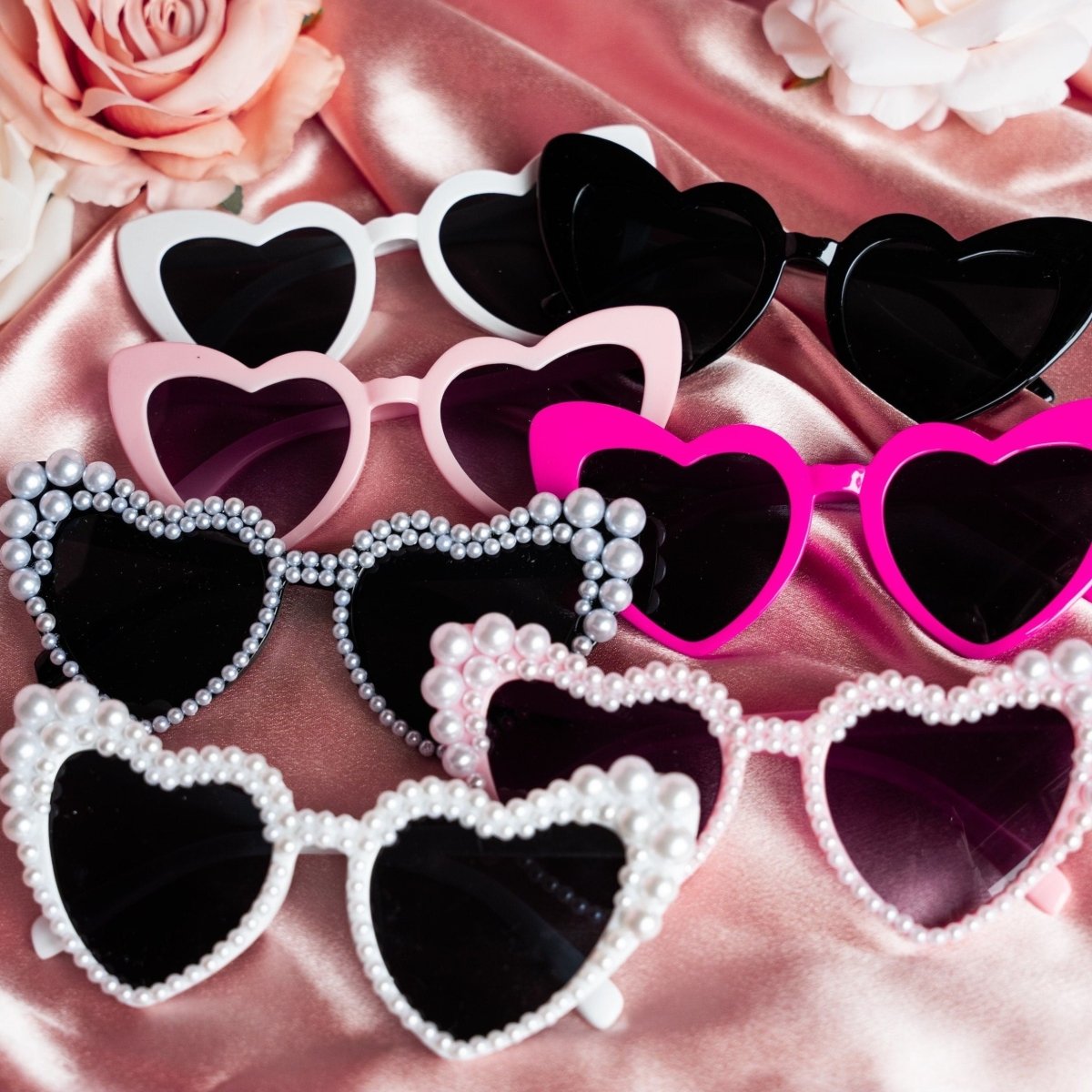 Pink Bride Heart Sunglasses Hen Party Gift Bachelorette Party Favour Gift For Bride Favor Bach and Boujee