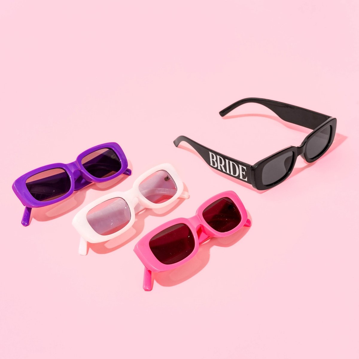 Pink Bride Sunglasses Bach and Boujee