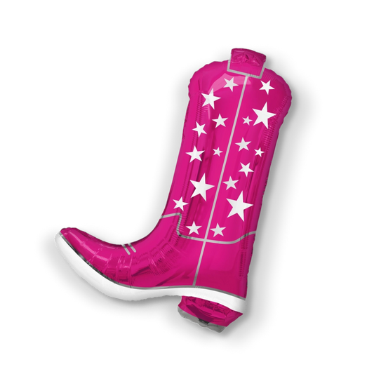 Pink Cowgirl Balloon for Bachelorette Party - Last Rodeo Theme Hen Party Accessory Bach and Boujee Balloons
