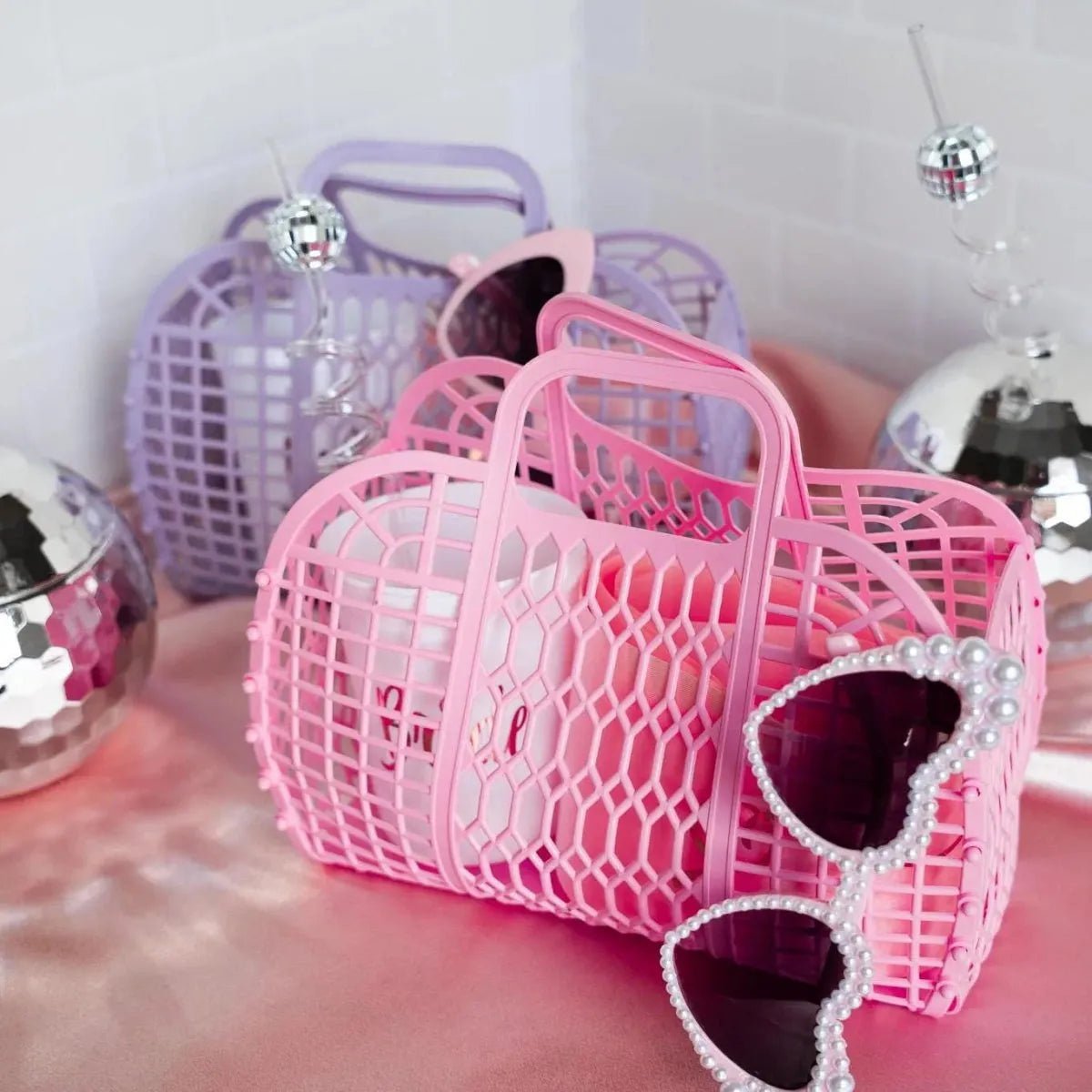 Pink Jelly Bag for Bachelorette Party Favors Bridesmaid Gifts and Teen Birthdays Bach and Boujee