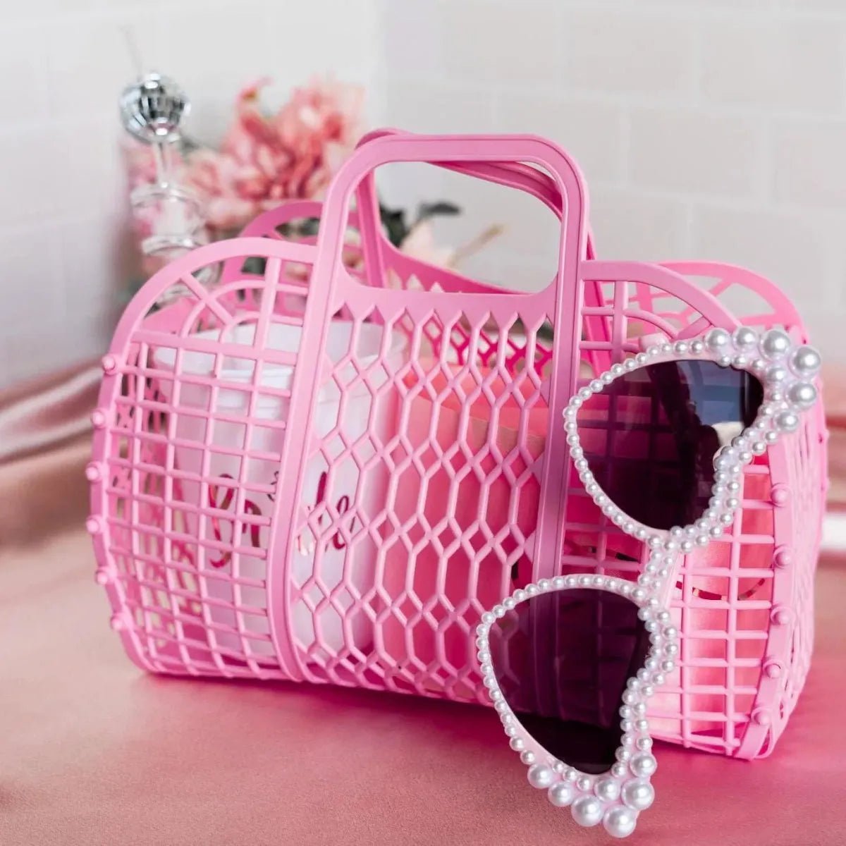 Pink Jelly Bag for Bachelorette Party Favors Bridesmaid Gifts and Teen Birthdays Bach and Boujee