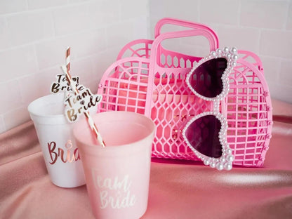 Pink Jelly Bag for Bachelorette Party Favors Bridesmaid Gifts and Teen Birthdays Bach and Boujee