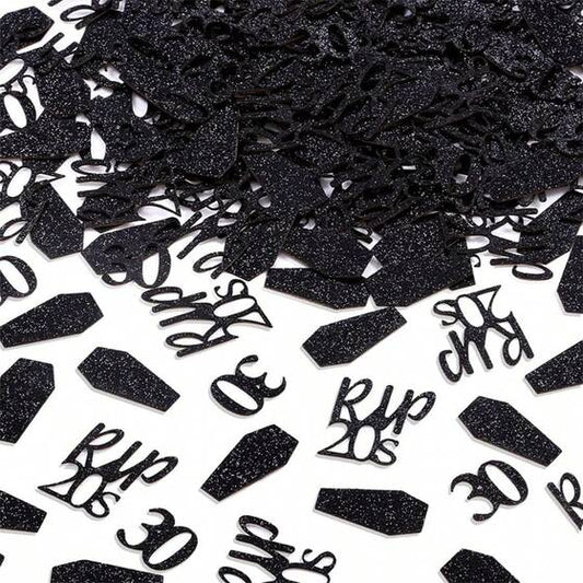 RIP 20's 30th Birthday Confetti Bach and Boujee