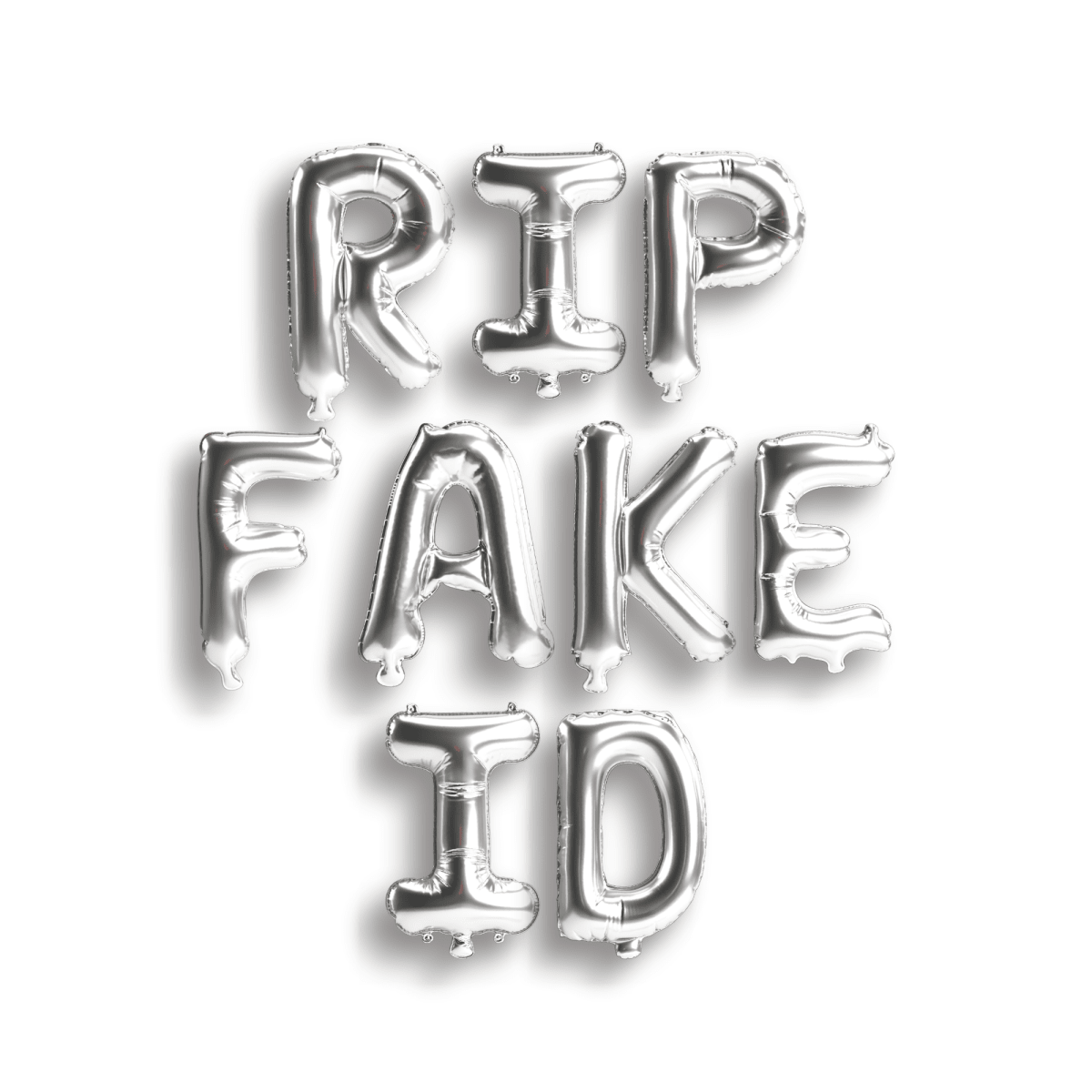 RIP Fake ID Funny Birthday Banner Bach and Boujee Balloons