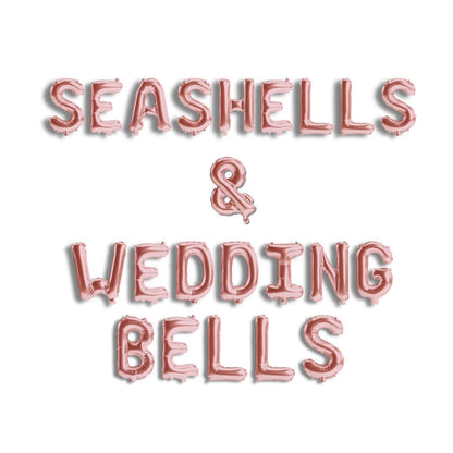 Seashells and Wedding Bells Beach Coastal Theme Bachelorette Banner Last Toast On The Coast Decoration Beach Bachelorette Coastal Cowgirl Bach and Boujee
