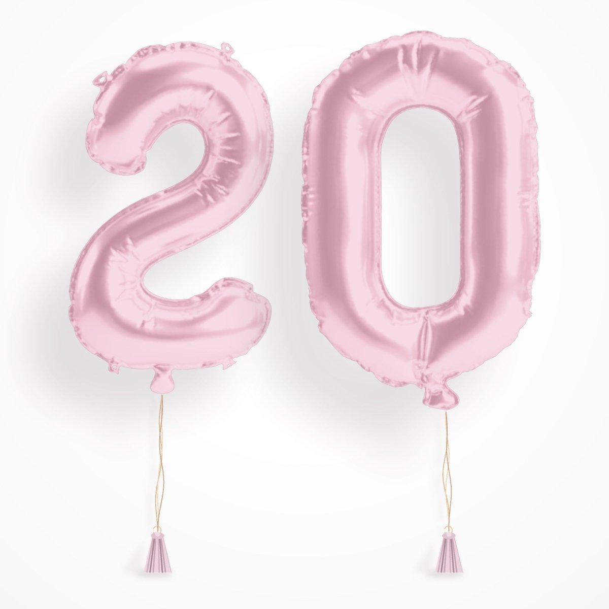 Silver Birthday Number Balloons - Jumbo 40" Bach and Boujee