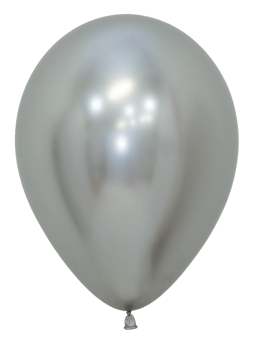 Silver Helium Balloon Bach and Boujee