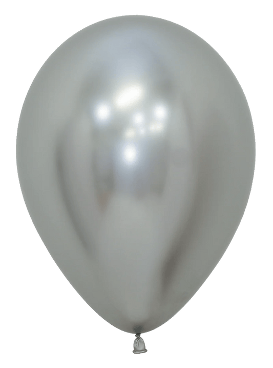 Silver Helium Balloon Bach and Boujee