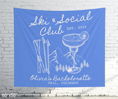 Ski & Social Club Tapesrty Bach and Boujee