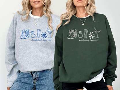 Ski Trip Weekend Crewneck - Bachelorette Sweater Bach and Boujee Sweatshirt