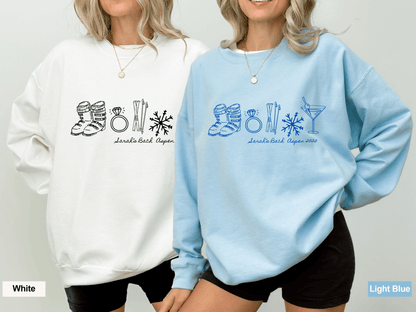Ski Trip Weekend Crewneck - Bachelorette Sweater Bach and Boujee Sweatshirt