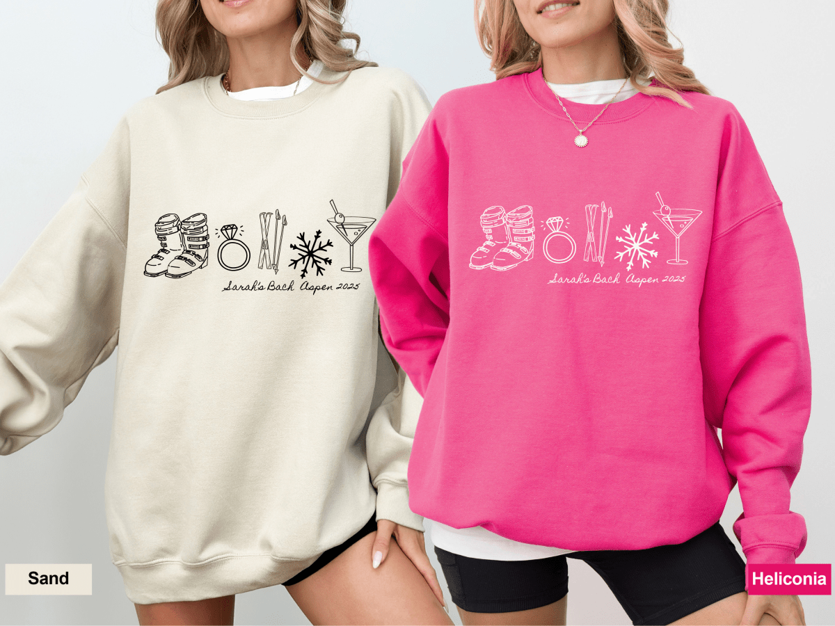 Ski Trip Weekend Crewneck - Bachelorette Sweater Bach and Boujee Sweatshirt