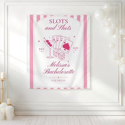 Slots and Shots Tapestry Bach and Boujee Banners