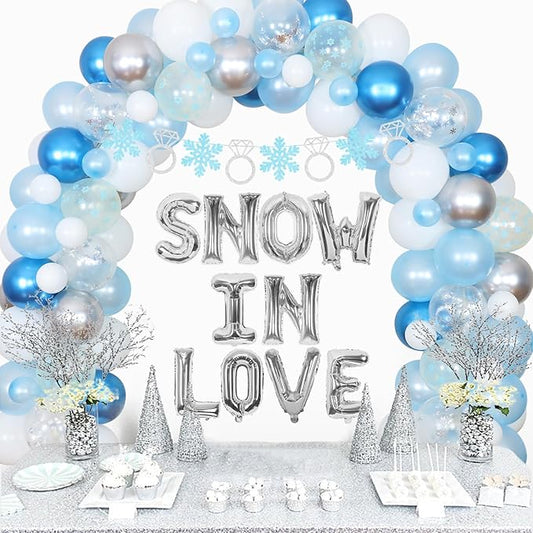 Snow In Love Balloon Arch Kit Bach and Boujee Balloons