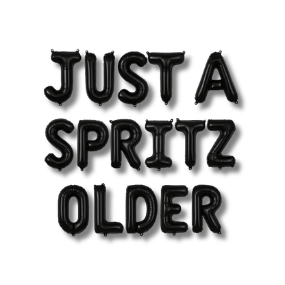 Spritz Older Balloon Banner Bach and Boujee