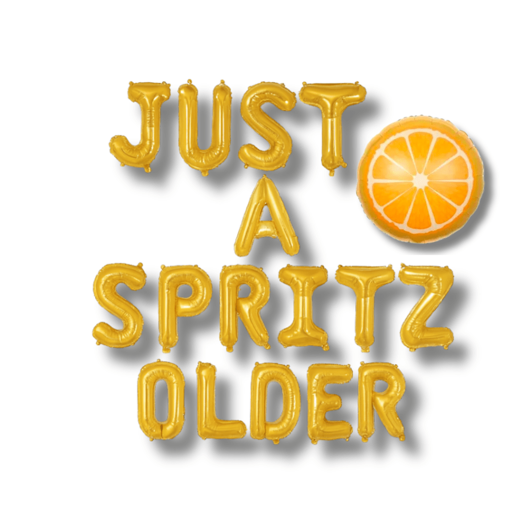 Spritz Older Balloon Banner Bach and Boujee